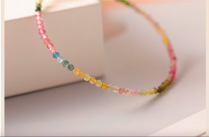 Grounding Gemstone Bracelet Tourmaline 5A Grade