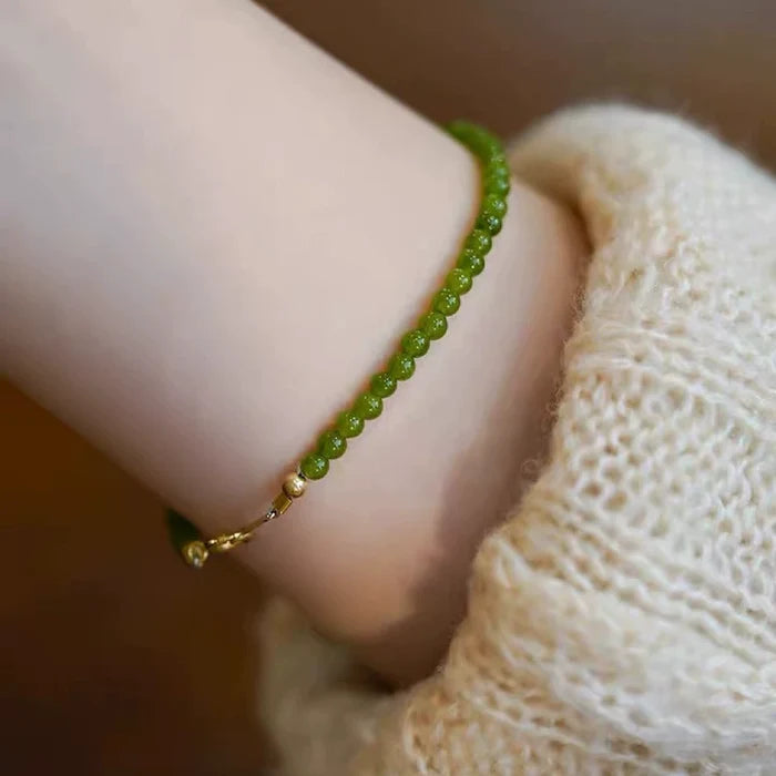 Women’s gemstone bracelet for prosperity and grace