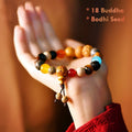18 Beads Buddha Bodhi Seed Bracelet – Handmade Buddhist Jewelry