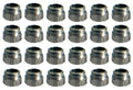Teak Tuning 24PK Makers Series Professional Nylon Insert Fingerboard Lock Nuts (Stainless Steel)