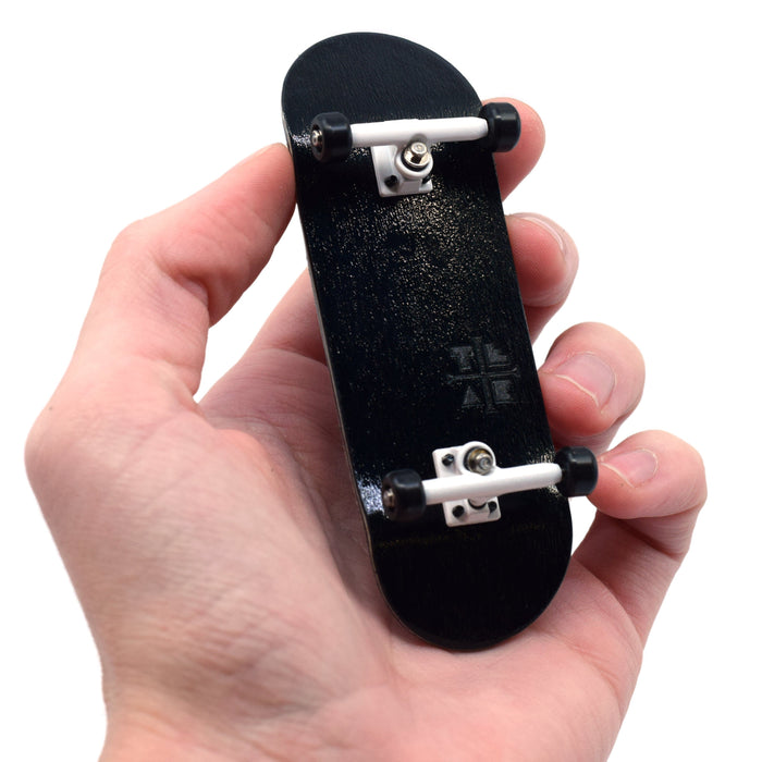 Teak Tuning 32mm Prolific Gen2 Fingerboard Complete - "Monochrome" Colorway - Gen2 Prodigy Trucks + Pro Duro Bubble Bushings