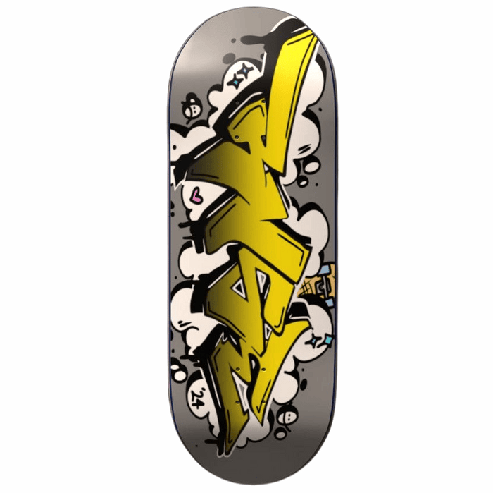 Ryse Fingerboards 34mm Ryse Fingerboard Deck - "Scuffle" Graphic