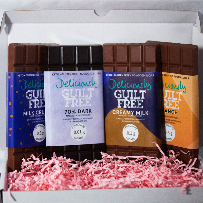 4 Chocolate Bars Box (FREE £10 Gift-card)