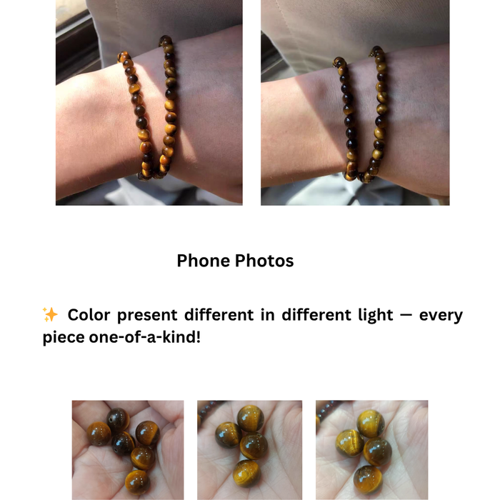 Stackable Natural Stone Bracelets Style Shot