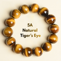 5A grade natural Tiger Eye bracelet for confidence and protection