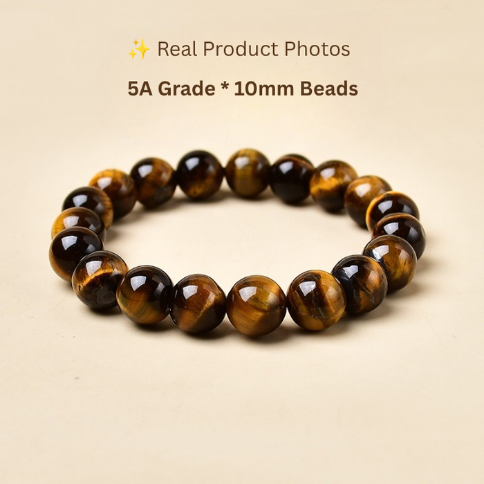 Tiger Eye bracelet available in 10mm bead size