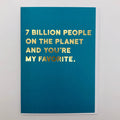 7 Billion People Card - The Regal Find