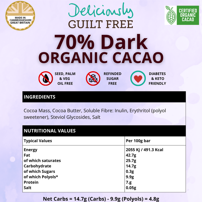 70% Dark Box (4x 100g)