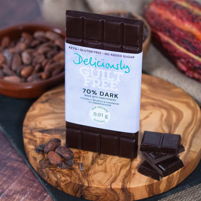 70% Dark Chocolate bar (100g)