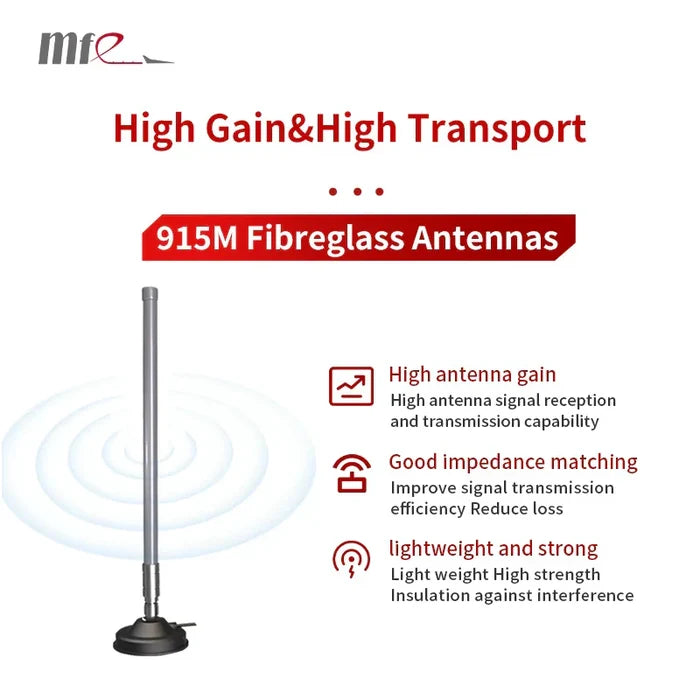915M Digital Transmission915M Digital Transmission Fibreglass Antenna High Gain Signal 60km LonUAVMODEL