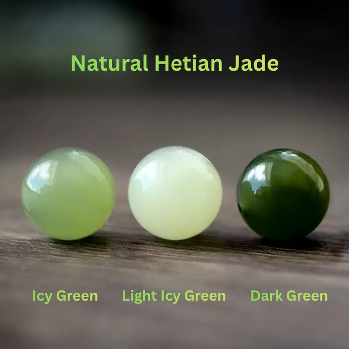 Hetian Jade Lucky Bag Necklace Beads