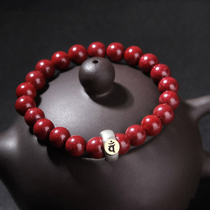 celestial charm zodiac bracelet cinnabar red energy beads