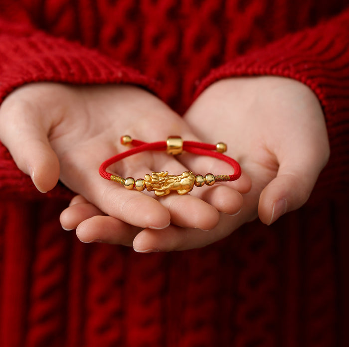 Red String Protection Bracelet – Lucky Gift Feng Shui Jewelry