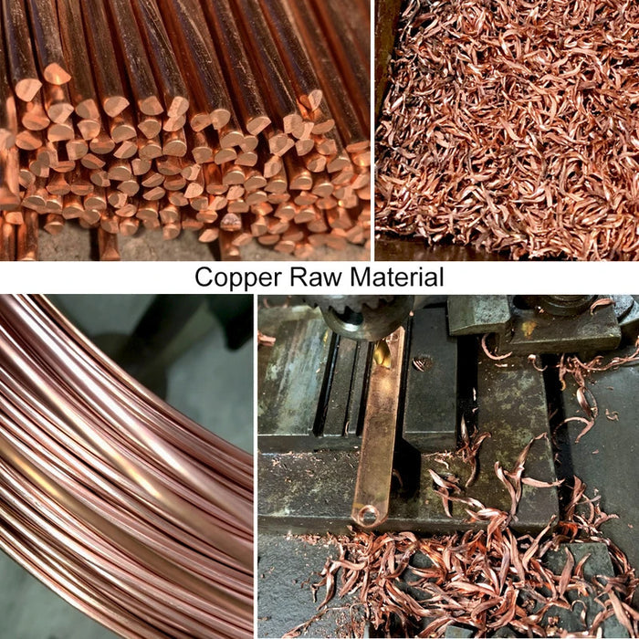 adjustable open-end copper bracelet 18 magnets tree of life