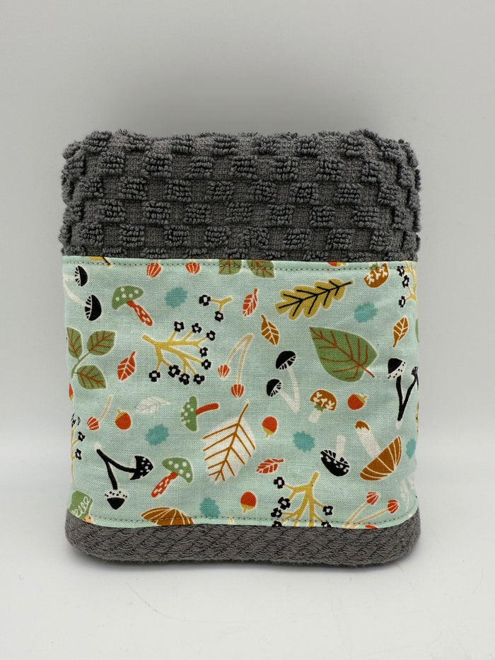 Mushrooms & Leaves Kitchen Towel