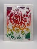 Rainbow Floral Print (Unframed)