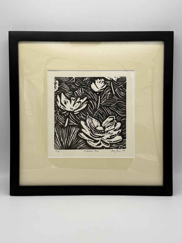 Original Woodcut Print - Tiedeman's Pond Original Woodcut Print