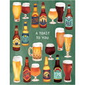 A Toast to You Birthday Card: Card with Envelope and Cello Jacket - The Regal Find