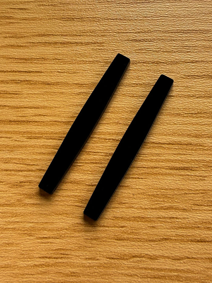 Teak Tuning Acrylic Self Adhesive Board Rails - Pitch Black