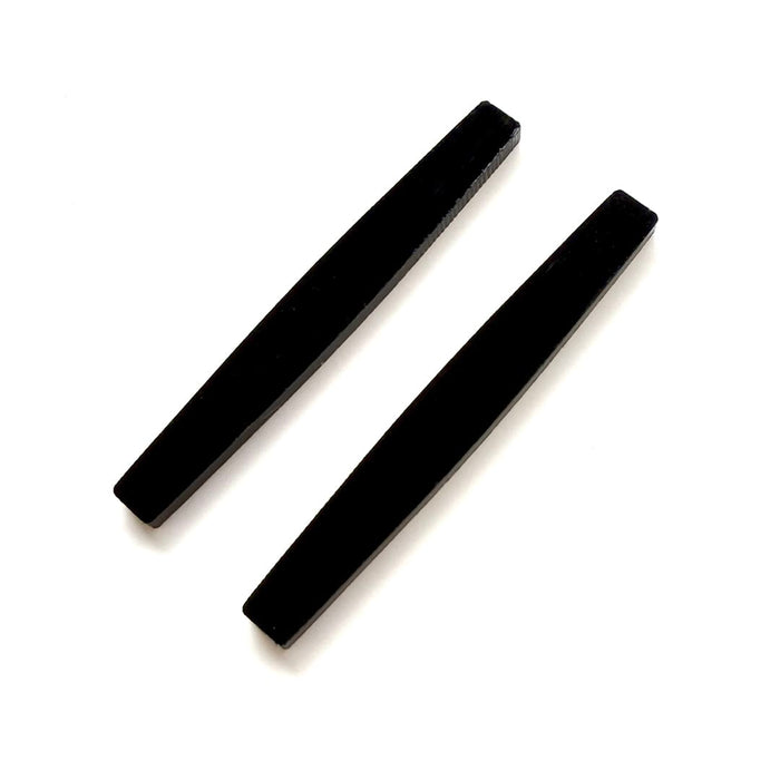 Teak Tuning Acrylic Self Adhesive Board Rails - Pitch Black
