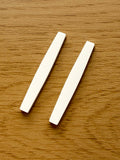 Teak Tuning Acrylic Self Adhesive Board Rails - White Snow