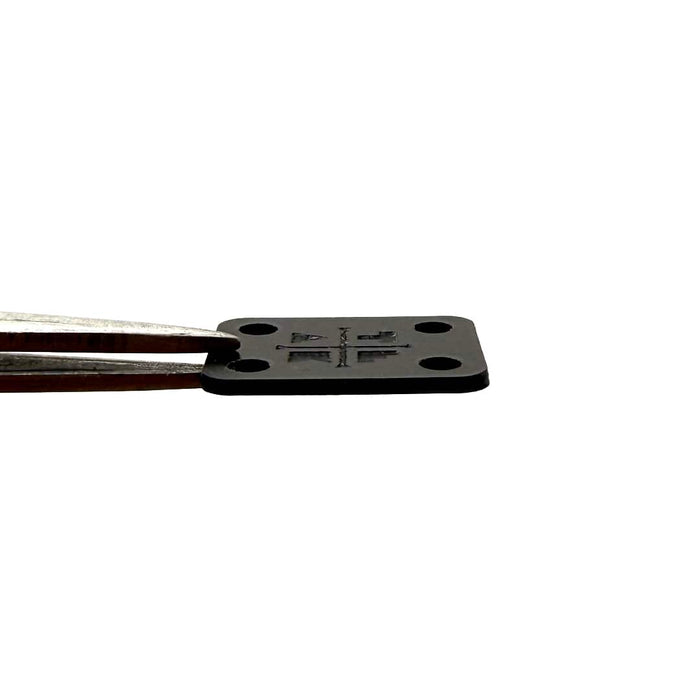 Teak Tuning Acrylic Slim Riser Pad Kit (Includes 8 Long Screws) - Pitch Black