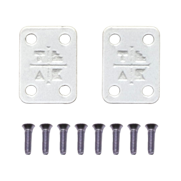 Teak Tuning Acrylic Slim Riser Pad Kit (Includes 8 Long Screws) - White Snow
