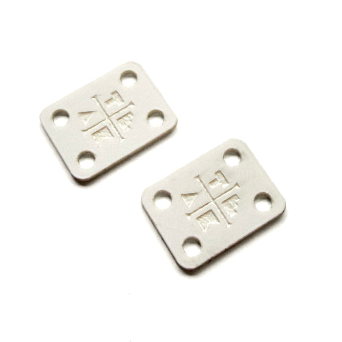Teak Tuning Acrylic Slim Riser Pad Kit (Includes 8 Long Screws) - White Snow