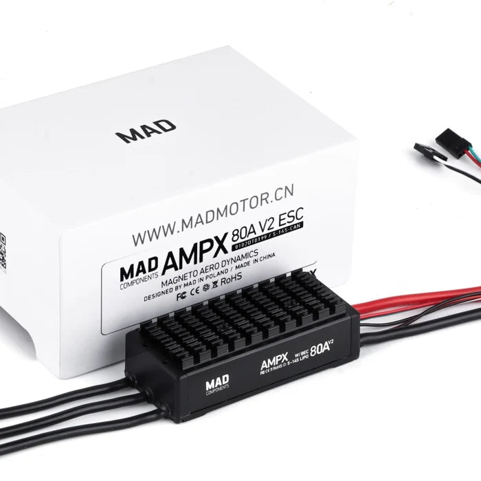 AMPX 80AAMPX 80A (5-14S) Drone BLDC ESCUAVMODEL