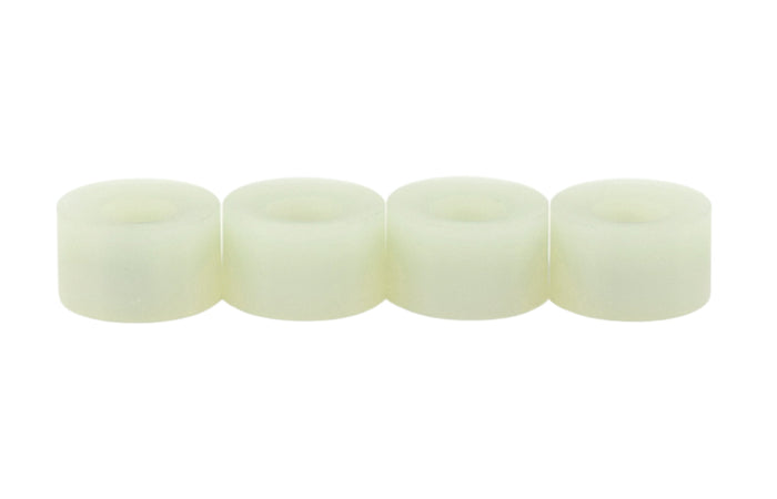 Teak Tuning Apex 71D Urethane Fingerboard Wheels, Cruiser Style, Bowl Shaped - with Premium ABEC-9 Stealth Bearings - UV Vanilla Colorway - Set of 4