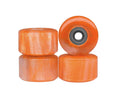 Teak Tuning Apex Urethane Fingerboard Wheels, New Street Style, Geode Series - ABEC-9 Stealth Bearings - 77D - Citrine Swirl Colorway