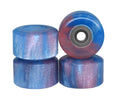 Teak Tuning Apex Urethane Fingerboard Wheels, New Street Style, Geode Series - ABEC-9 Stealth Bearings - 77D - Tanzanite Swirl Colorway
