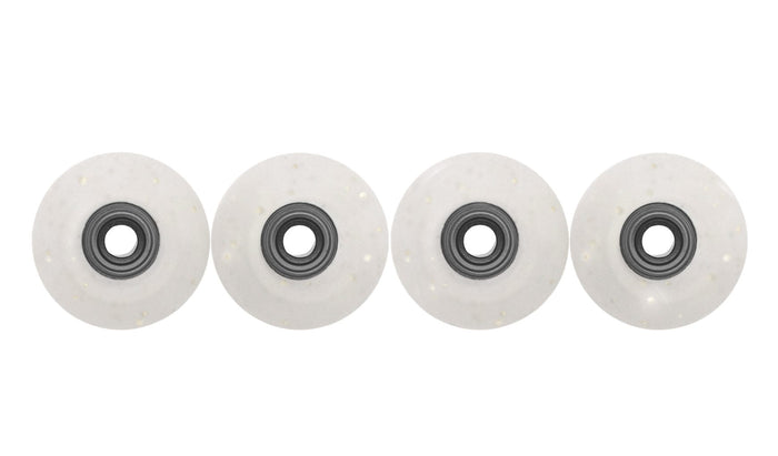 Teak Tuning Apex 61D Urethane Fingerboard Wheels, Globe Shape, ABEC-9 Stealth Bearings - Stardust Colorway - Set of 4