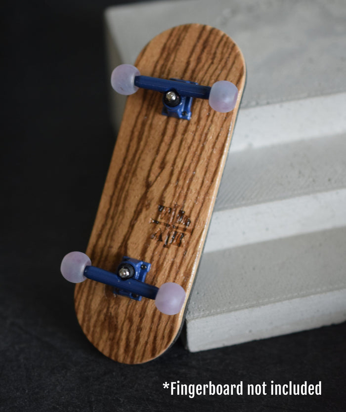 Teak Tuning Apex 61D Urethane Fingerboard Wheels, Globe Shape, ABEC-9 Stealth Bearings - Supernova Colorway - Set of 4