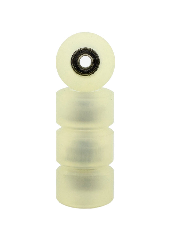 Teak Tuning Apex 71D Urethane Fingerboard Wheels, New Street Shape, Ultra Spin Bearings - UV Moon Colorway - Set of 4