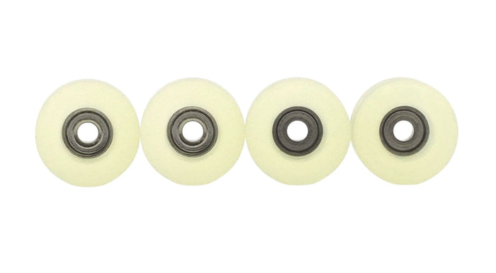 Teak Tuning Apex 71D Urethane Fingerboard Wheels, New Street Shape, Ultra Spin Bearings - UV Moon Colorway - Set of 4