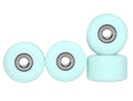 Teak Tuning Apex 77D Urethane Fingerboard Wheels, New Street Shape, Ultra Spin Bearings - Blizzard Blue (Matte Finish) - Set of 4