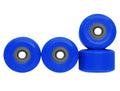Teak Tuning Apex 65D All Terrain Polymer (ATP) Fingerboard Wheels, New Street Shape - Premium ABEC-9 Stealth Bearings - Royal Blue Colorway - Set of 4