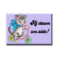 At Dawn We Ride Refrigerator Magnet - The Regal Find