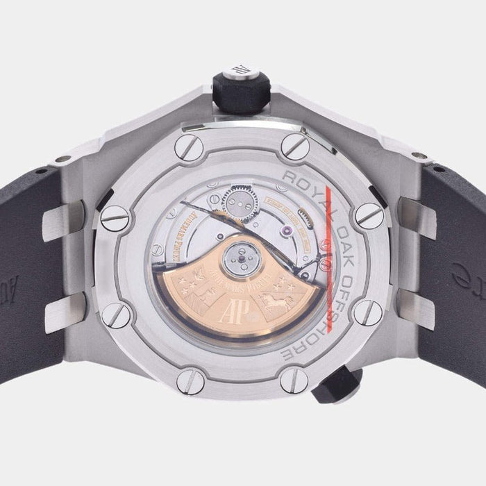 Aude mars Piquet Black Stainless Steel Royal Oak Offshore Diver Men's Wristwatch 42 Mm