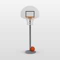 Silent Obstacles Basketball Hoop + Ball - Mini Fingerboard Prop