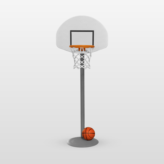Silent Obstacles Basketball Hoop + Ball - Mini Fingerboard Prop