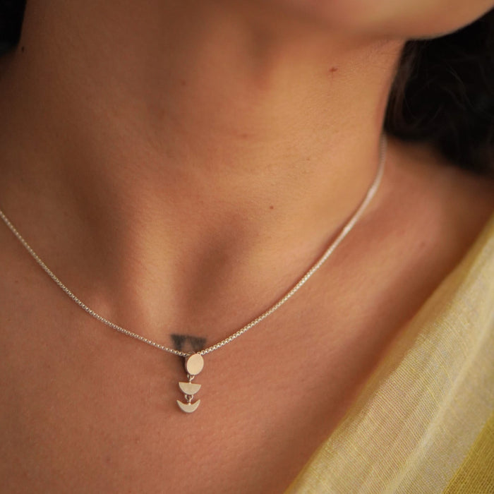 Becoming Moon phases pendant-Without Chain - Quirksmith