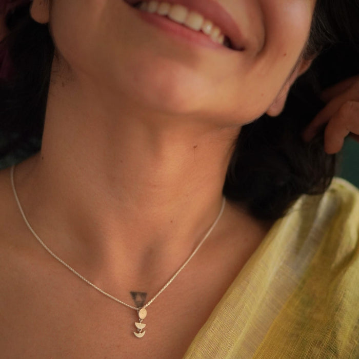 Becoming Moon phases pendant-Without Chain - Quirksmith