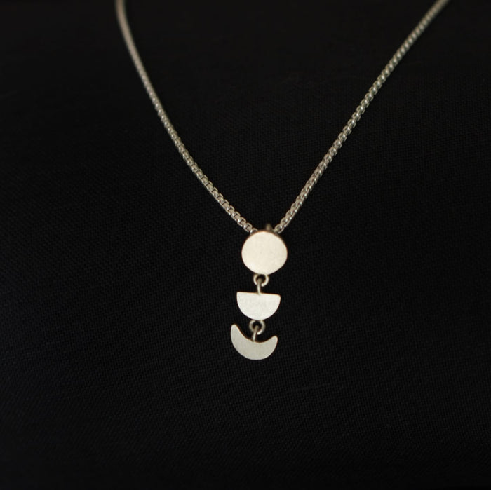 Becoming Moon phases pendant-Without Chain - Quirksmith