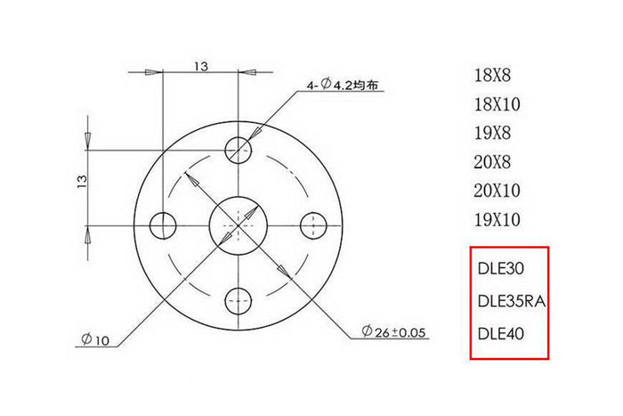 Beechwood PropellerBeechwood Propeller SAIL 18 24 Inch  Pre Drilled for DLE Gas Powered RUAVMODEL