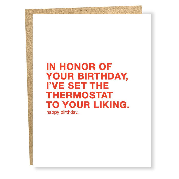 #033: Bday Thermostat Card - The Regal Find