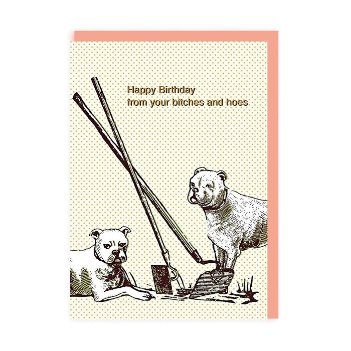 Bitches and Hoes Birthday Card - The Regal Find