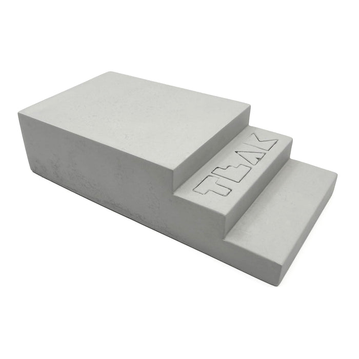Teak Tuning - Monument Series BLEM Monument Series Concrete - "The Stoop" Manual Pad Stairs - 6" Long, 3" Wide - Sterling Gray Colorway - FINAL SALE