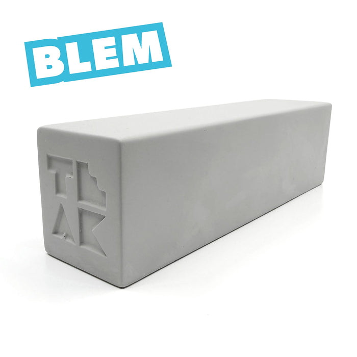 Teak Tuning - Monument Series BLEM Monument Series Concrete Straight "Bread" Loaf Obstacle - 7" Long, 2" Tall - "Sterling Gray" Colorway - FINAL SALE